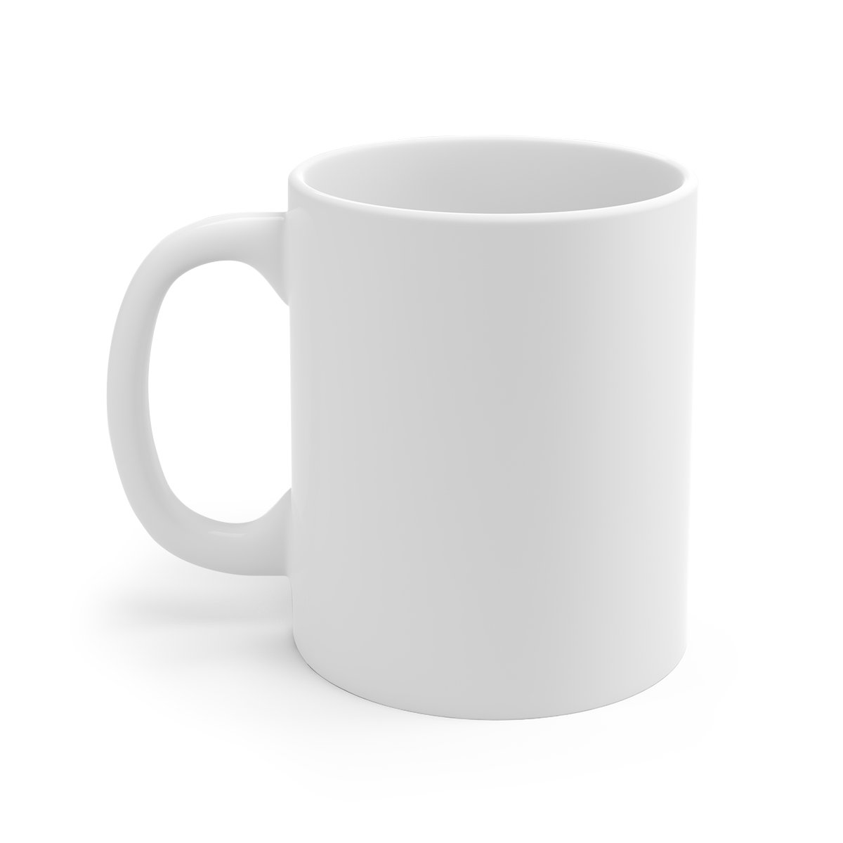 Shroud "The Human Aimbot" White Mug - alternate angle 2, merchandise