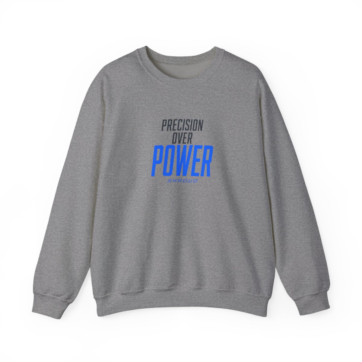 Shroud "Precision Over Power" Crewneck - alternate angle 2, merchandise