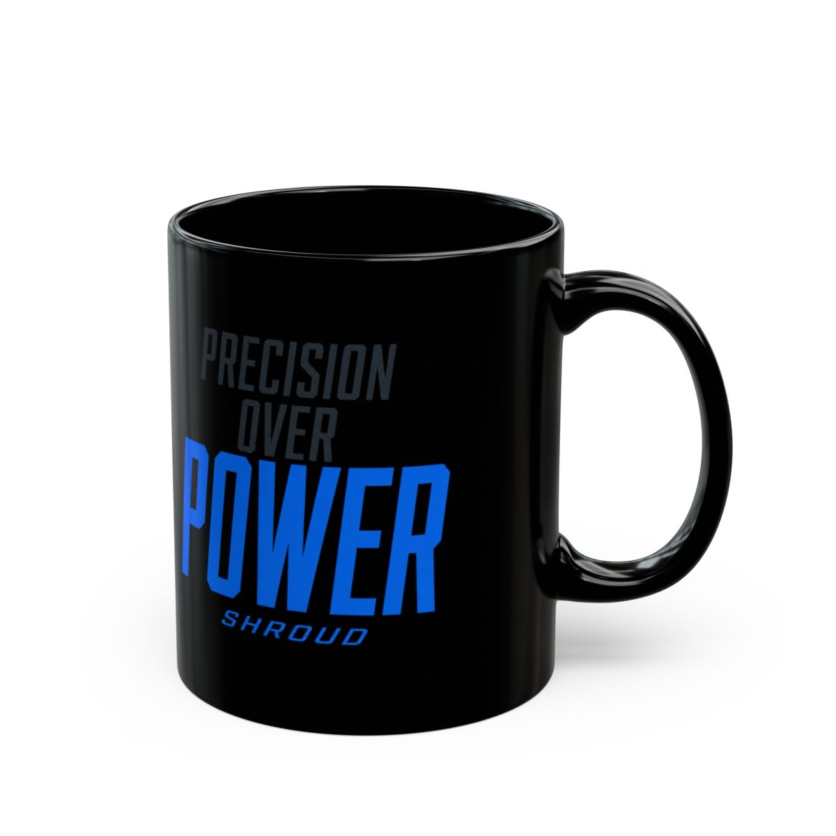 Shroud "Precision Over Power" Black Mug - Official mugs merchandise