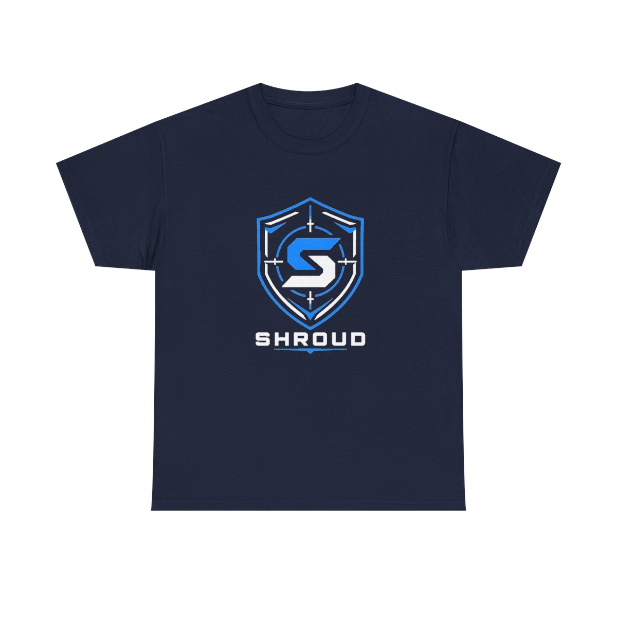 Shroud " at the center, representing Shroud" Unisex Tee - alternate angle 3, merchandise