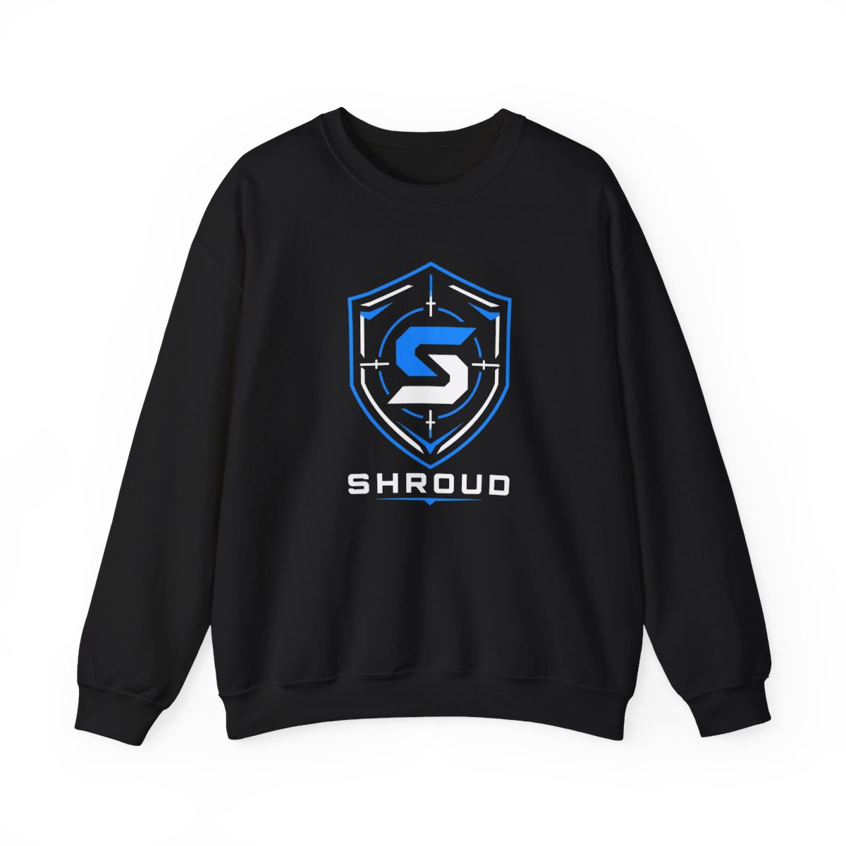 Shroud " at the center, representing Shroud" Crewneck