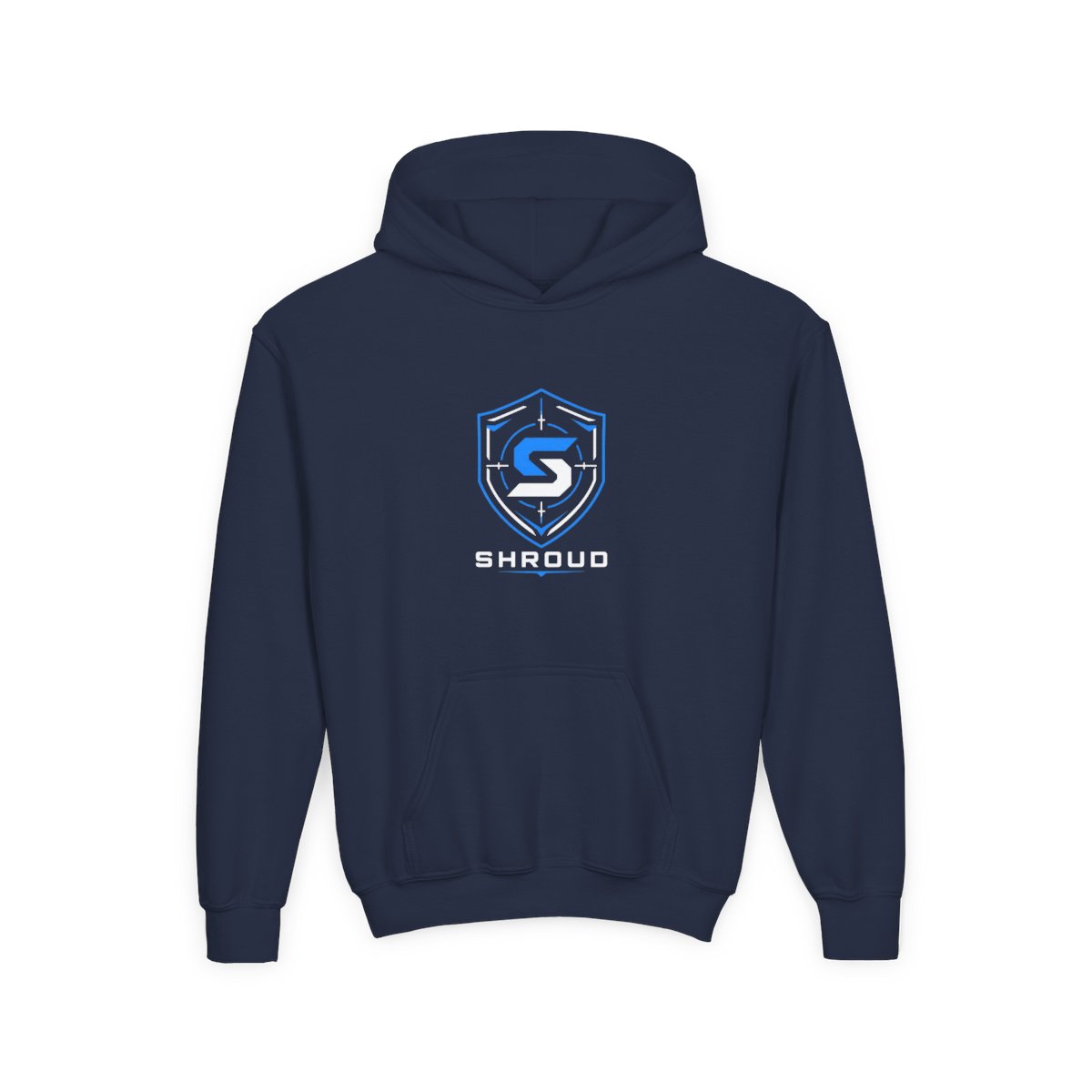 Shroud " at the center, representing Shroud" Kids Hoodie - alternate angle 3, merchandise