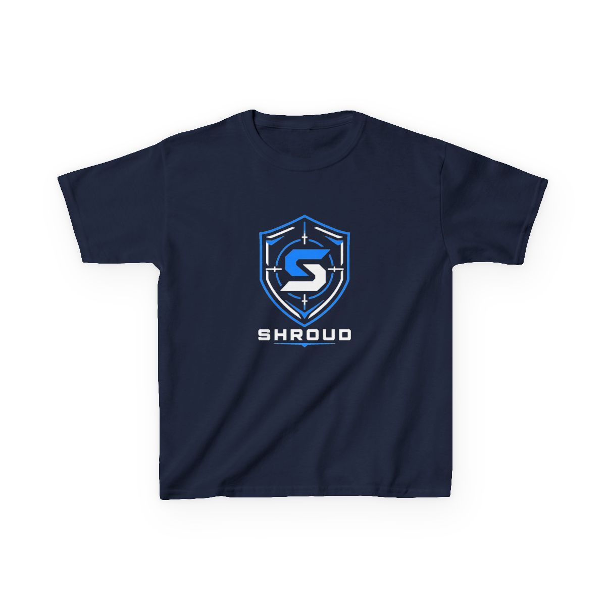 Shroud " at the center, representing Shroud" Unisex Kids Tee - alternate angle 3, merchandise