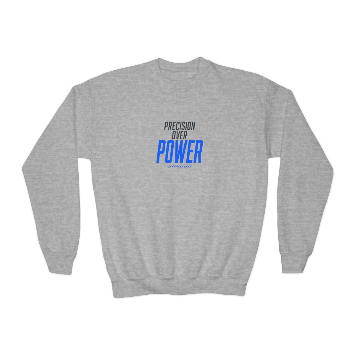 Shroud "Precision Over Power" Kids Crewneck